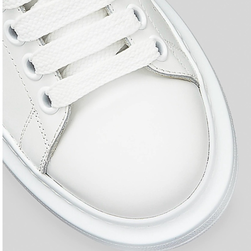 Alexander McQueen White and Black Sneakers AUTHENTIC - Picture 4 of 12
